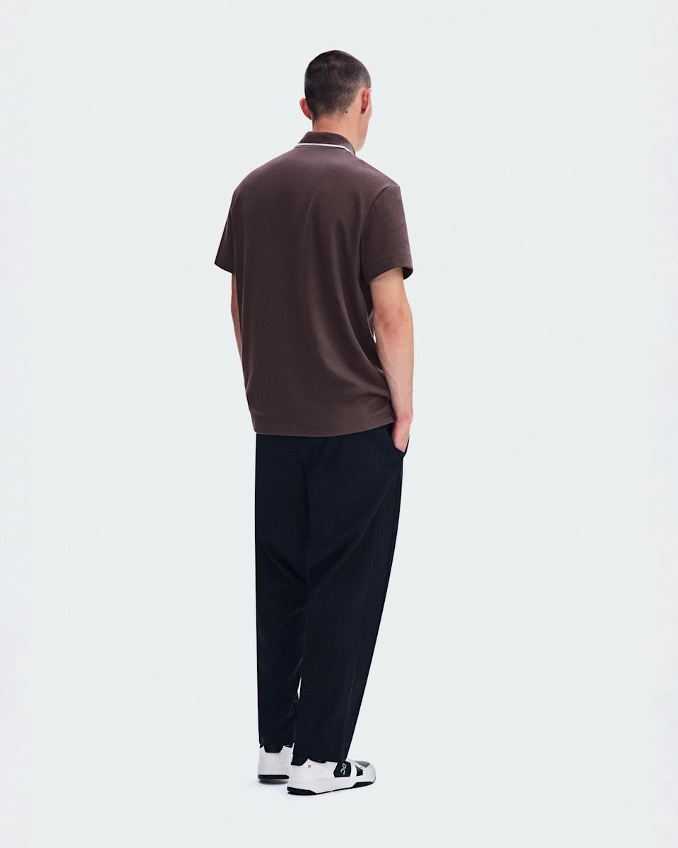 On United States Trusted / Men's Courtside Polo - Mulberry