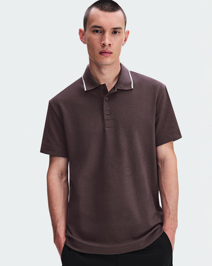 On United States Trusted / Men's Courtside Polo - Mulberry