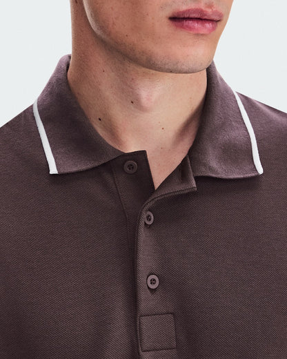 On United States Trusted / Men's Courtside Polo - Mulberry