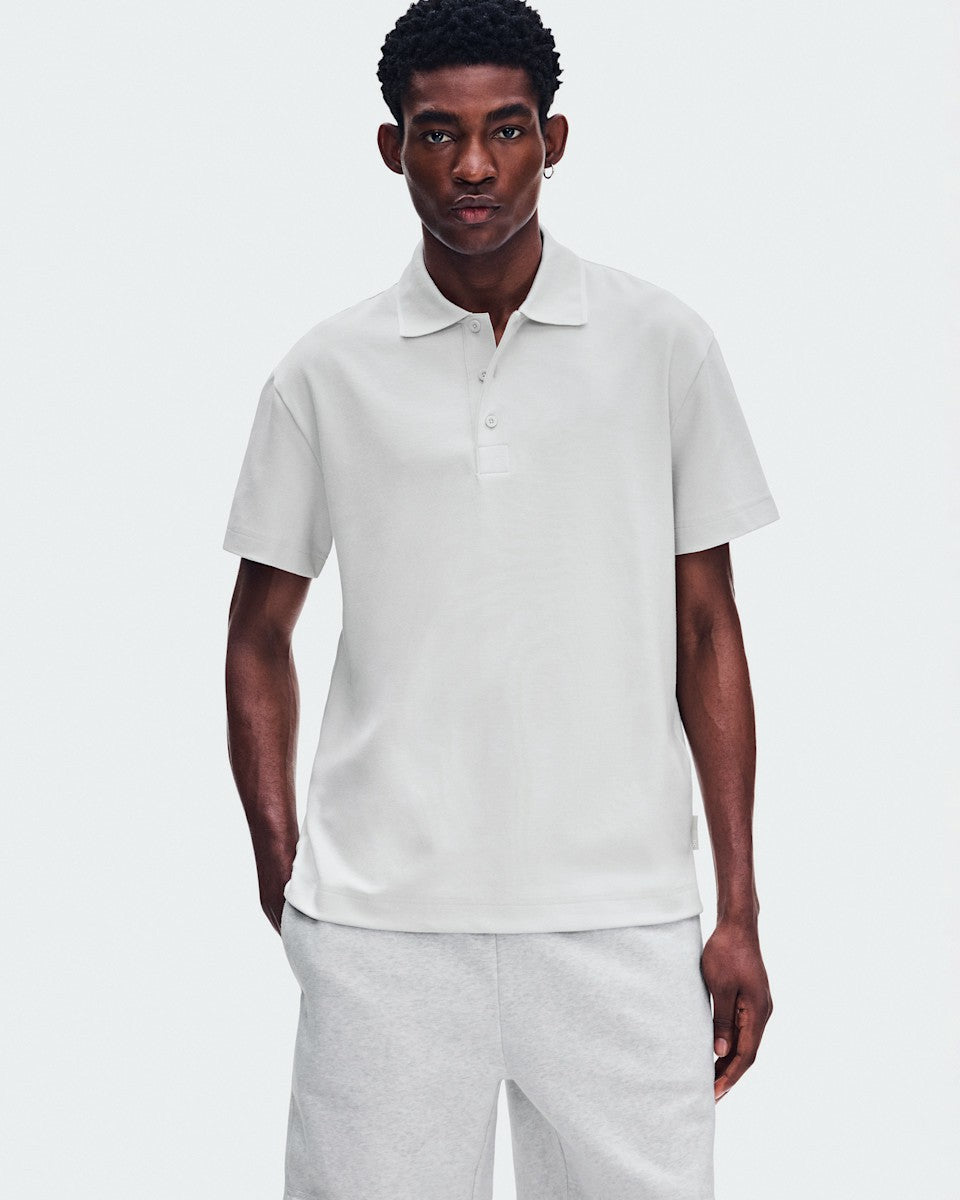 On United States New / Men's Courtside Polo - Glacier