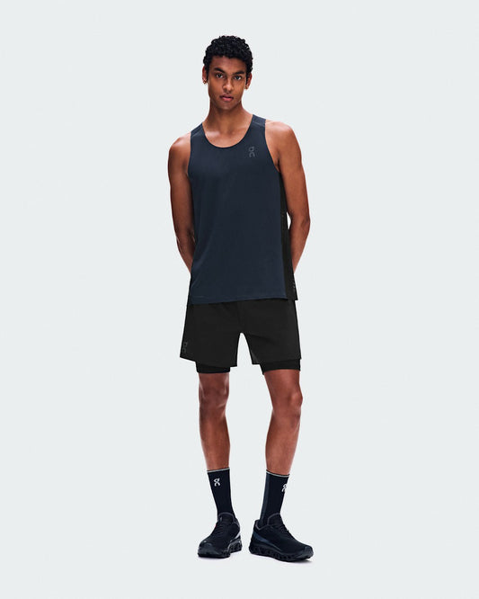 On United States Trending / Men's Performance Tank - Navy/Black