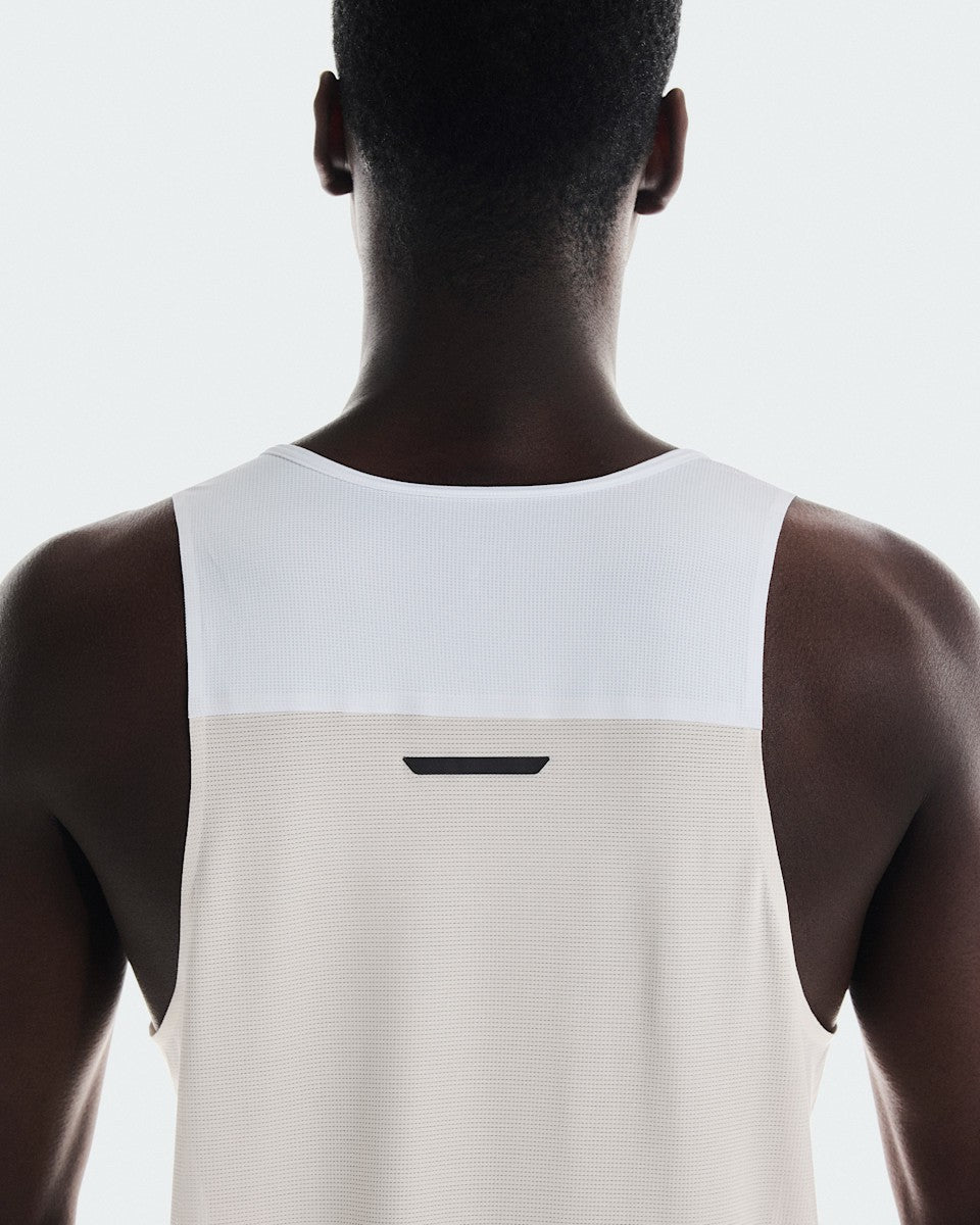 On United States Premium / Men's Performance Tank - White/Silver
