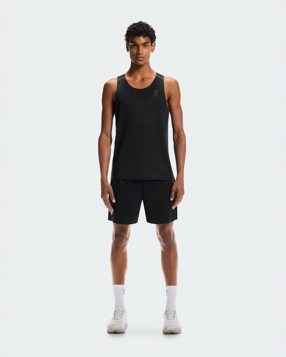 On United States Latest / Men's Performance Tank - Black/Eclipse