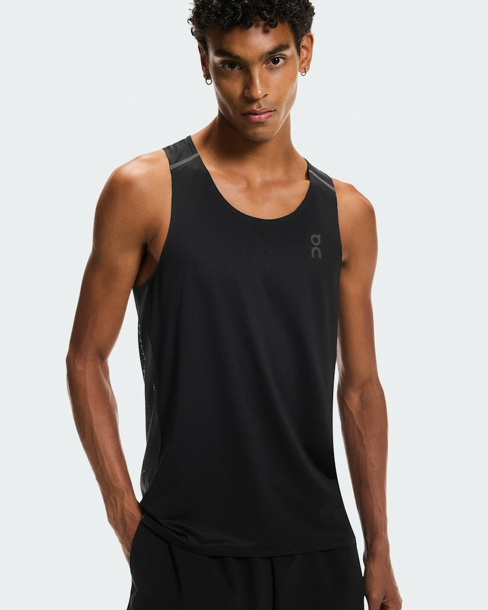 On United States Latest / Men's Performance Tank - Black/Eclipse