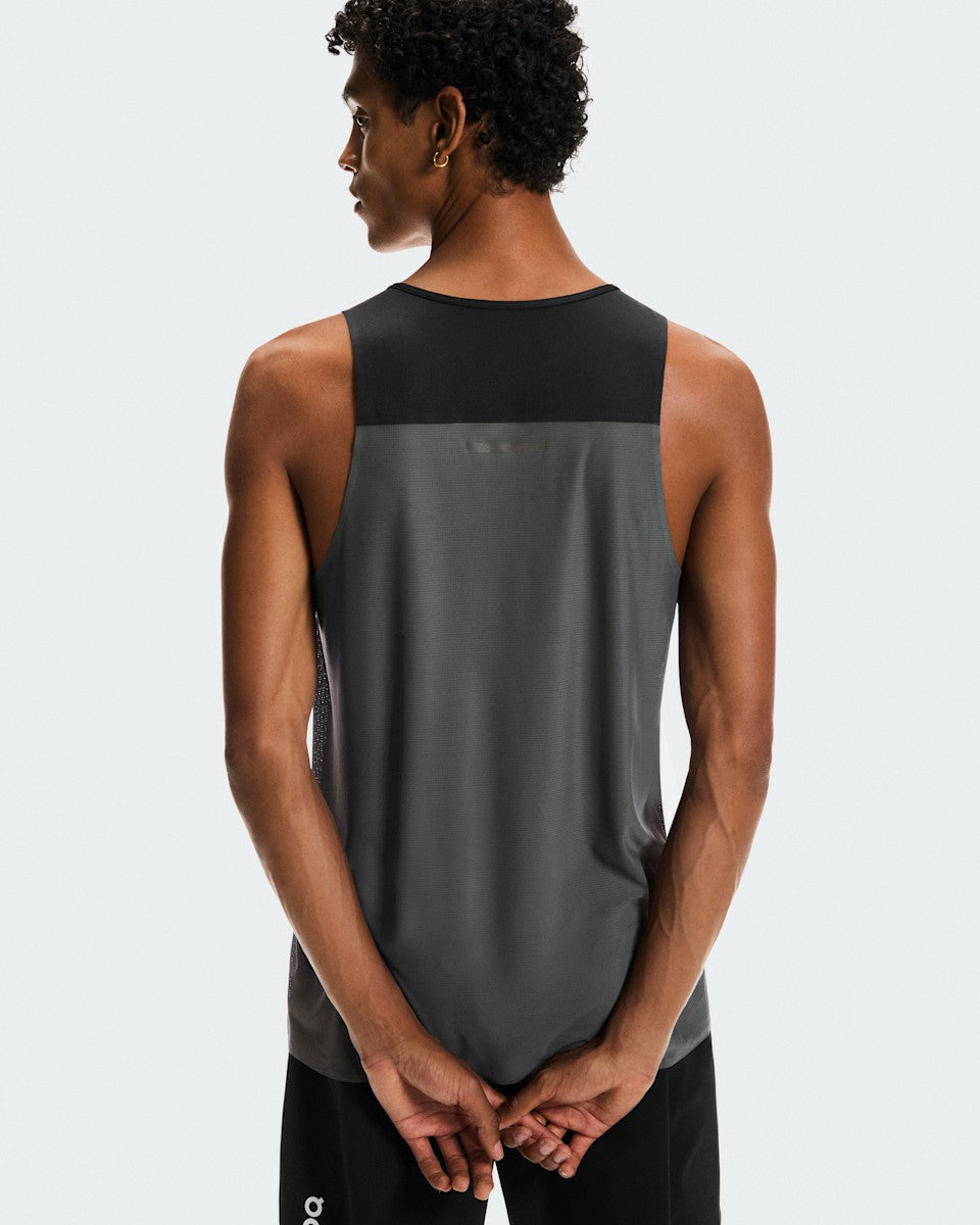 On United States Latest / Men's Performance Tank - Black/Eclipse