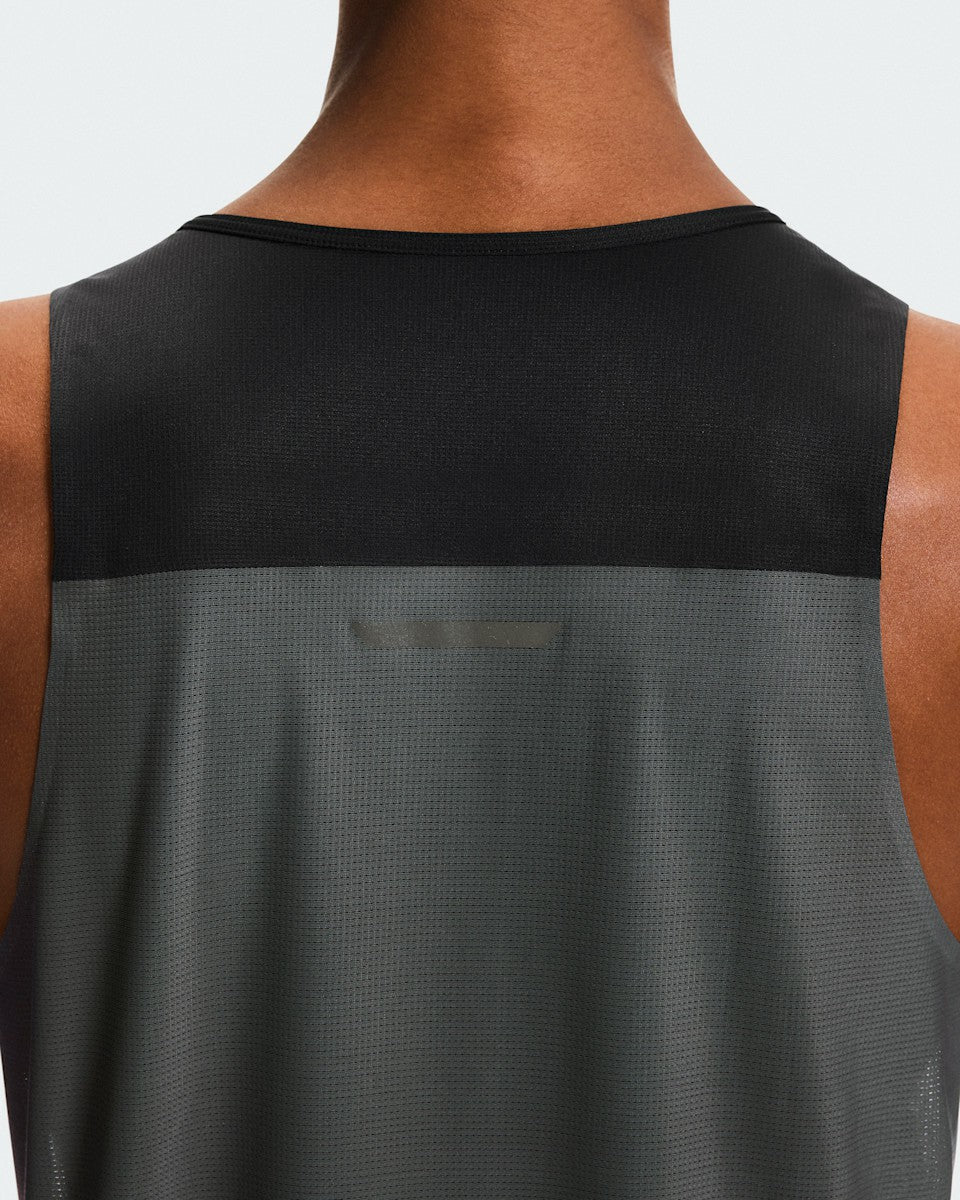 On United States Latest / Men's Performance Tank - Black/Eclipse