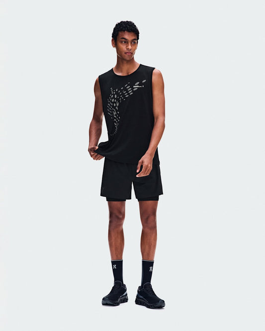 On United States Smart Buy / Men's On Run Tank - Black