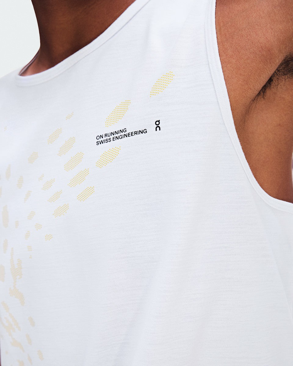 On United States Essential / Men's On Run Tank - White