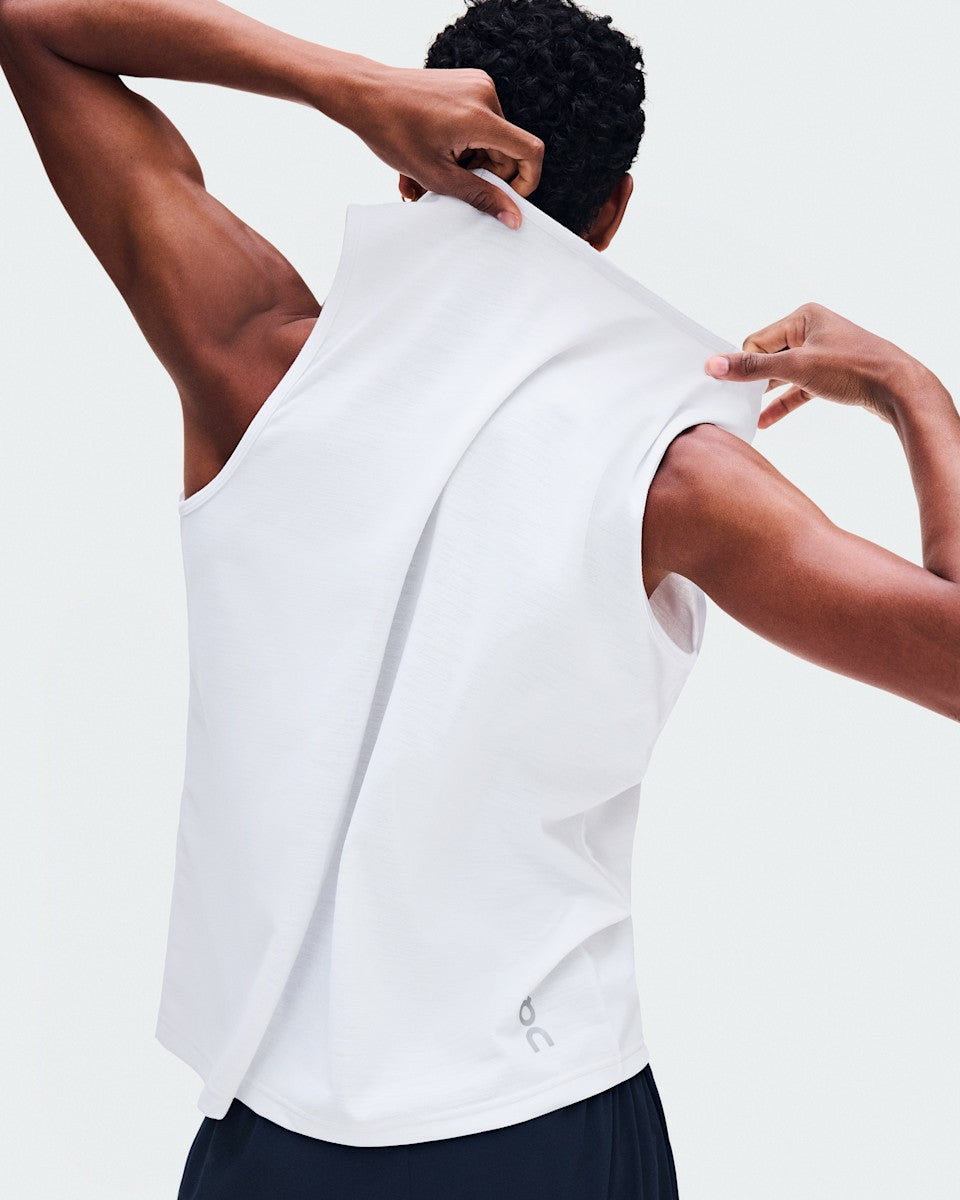 On United States Essential / Men's On Run Tank - White
