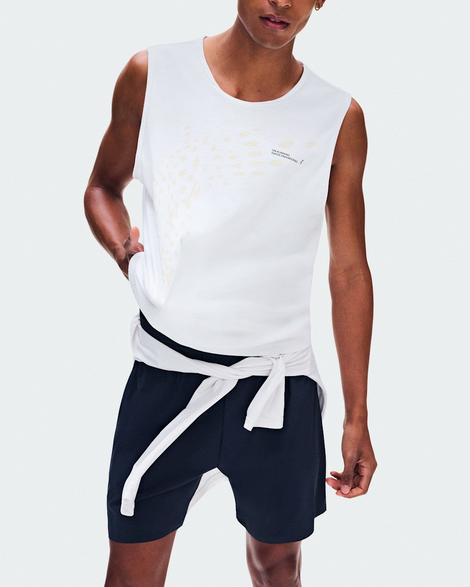 On United States Essential / Men's On Run Tank - White