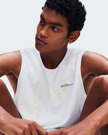 On United States Essential / Men's On Run Tank - White