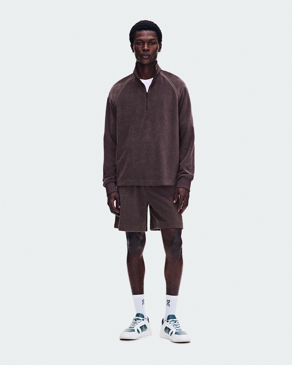On United States Special Offer / Men's Courtside Pullover Terry - Mulberry