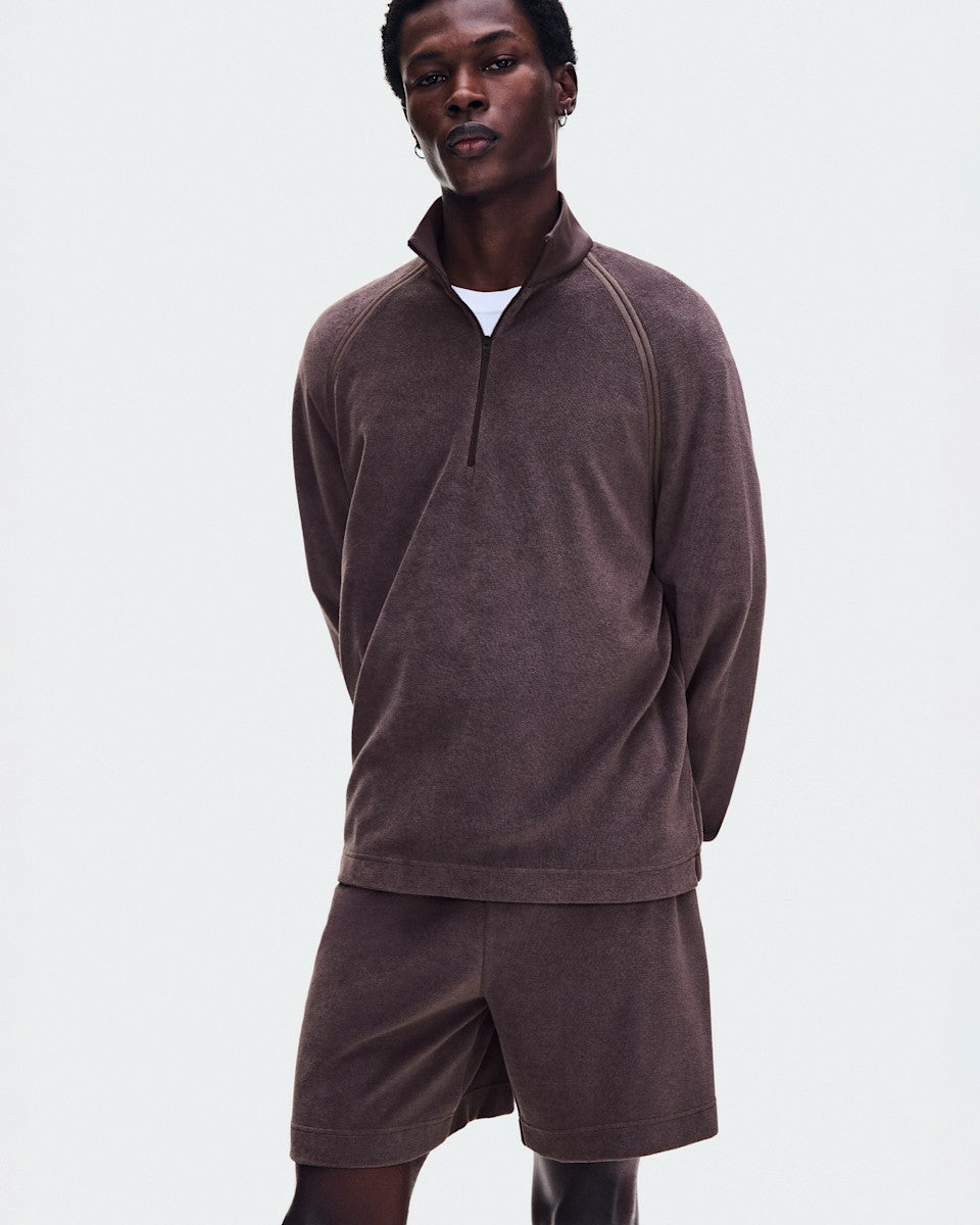 On United States Special Offer / Men's Courtside Pullover Terry - Mulberry