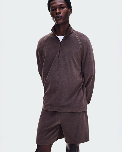 On United States Special Offer / Men's Courtside Pullover Terry - Mulberry