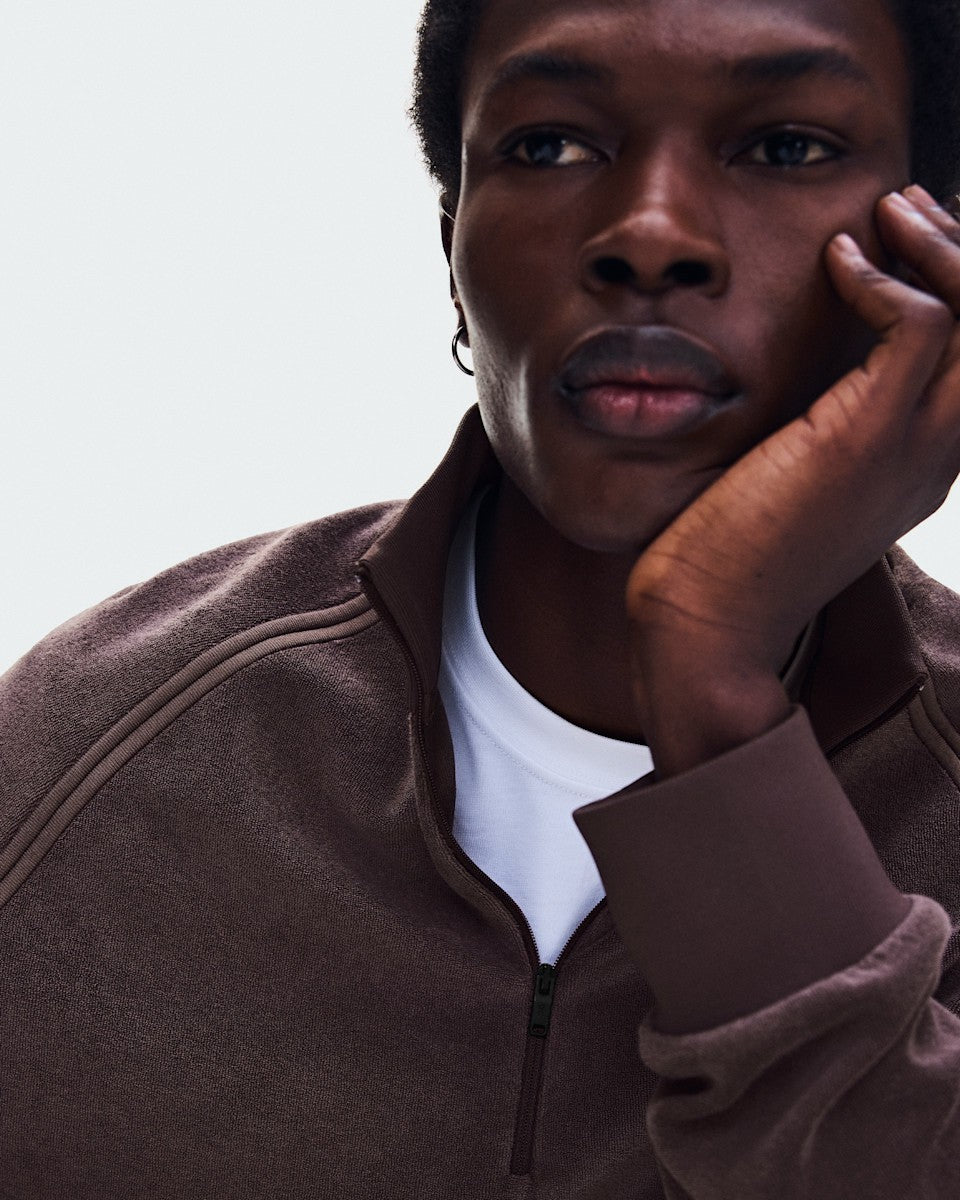 On United States Special Offer / Men's Courtside Pullover Terry - Mulberry