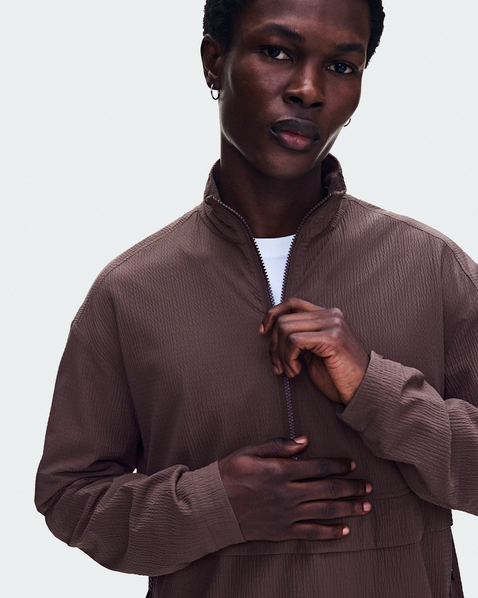 On United States Special Offer / Men's Courtside 1/2 Zip Eaze - Mulberry