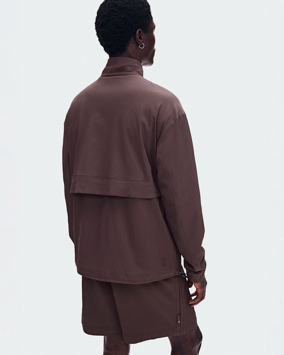 On United States Special Offer / Men's Courtside 1/2 Zip Eaze - Mulberry