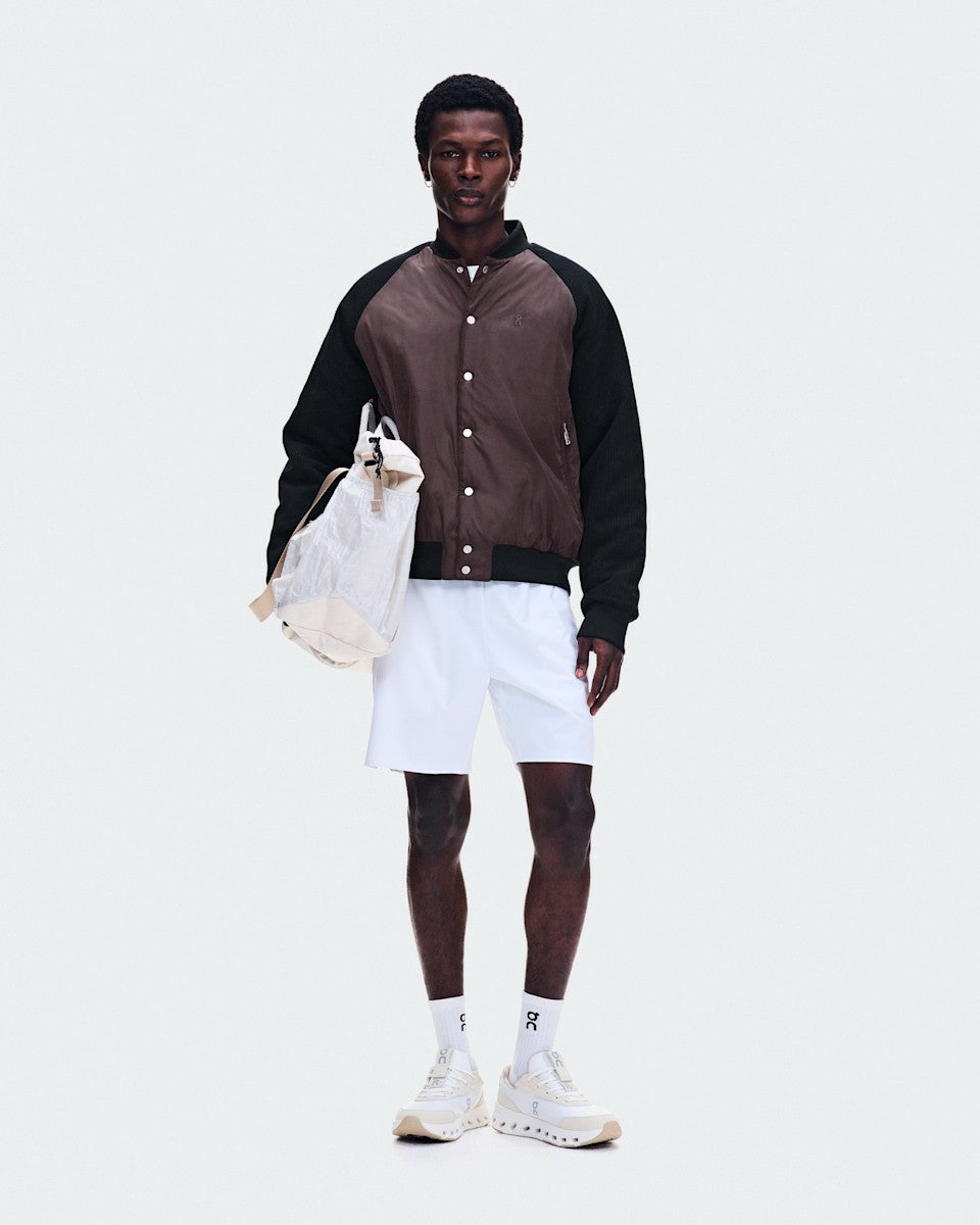 On United States Premium / Men's Courtside Bomber - Mulberry/Black