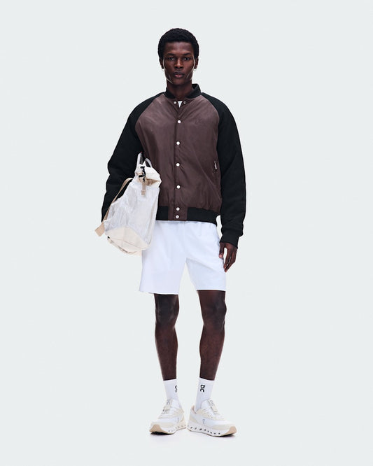 On United States Premium / Men's Courtside Bomber - Mulberry/Black