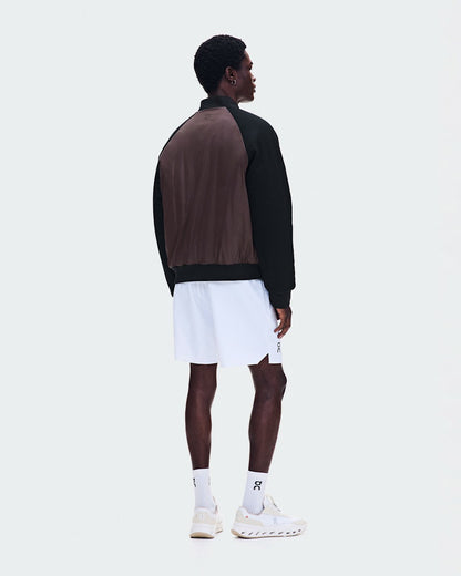 On United States Premium / Men's Courtside Bomber - Mulberry/Black