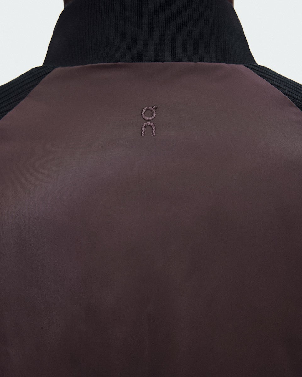 On United States Premium / Men's Courtside Bomber - Mulberry/Black