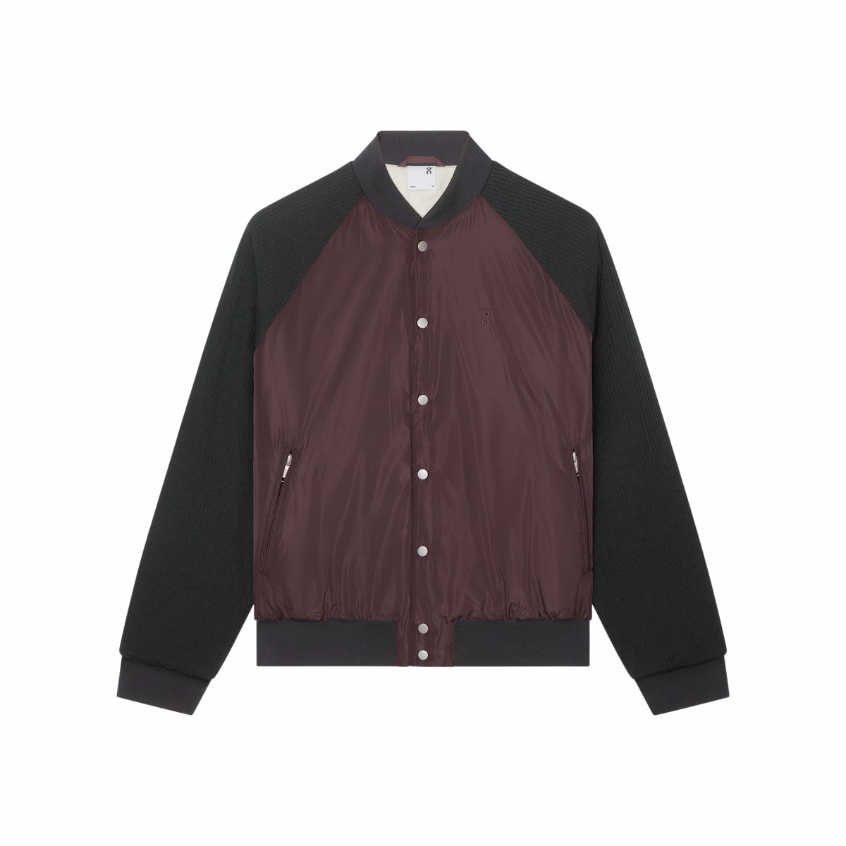 On United States Premium / Men's Courtside Bomber - Mulberry/Black