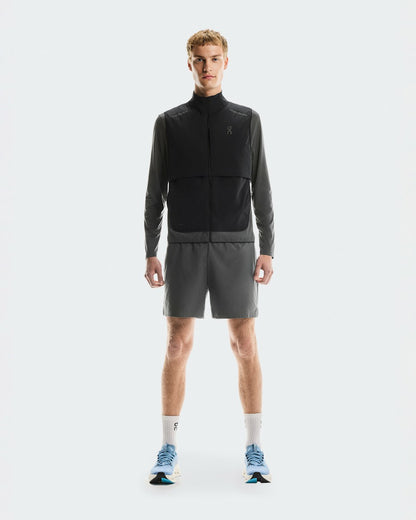 On United States Sale / Men's Weather Vest - Black/Eclipse