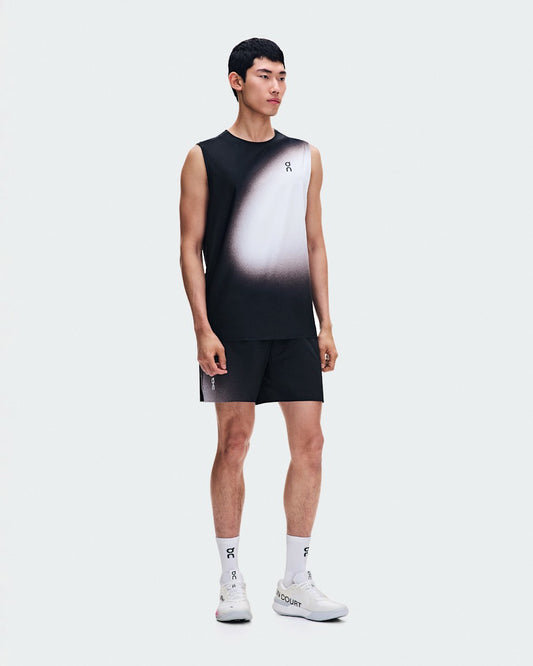 On United States Deals / Men's 5" Court Shorts Swing - Black/Mulberry