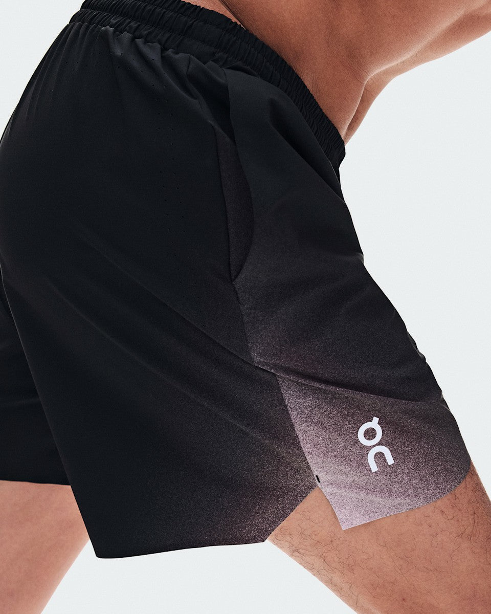 On United States Deals / Men's 5" Court Shorts Swing - Black/Mulberry