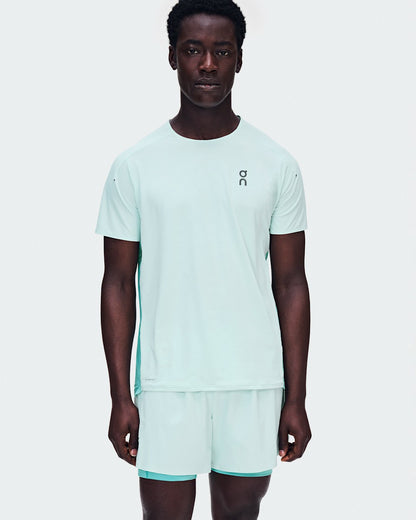 On United States Best Seller / Men's 5" Performance 2/1 Shorts - Flurry/Aquamarine