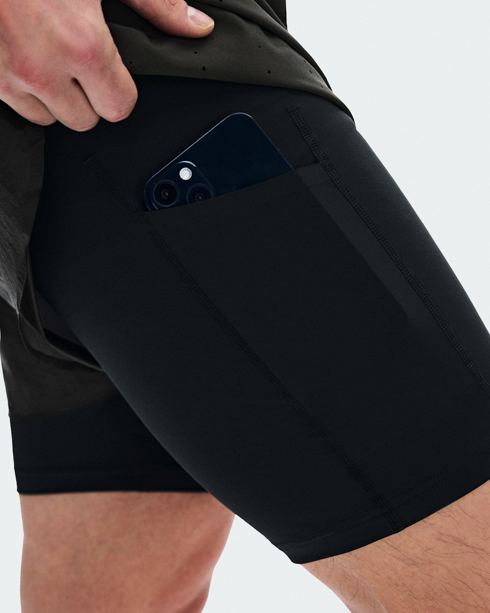 On United States Exclusive / Men's Zero 2-in-1 Shorts PAF - Molasses/Black