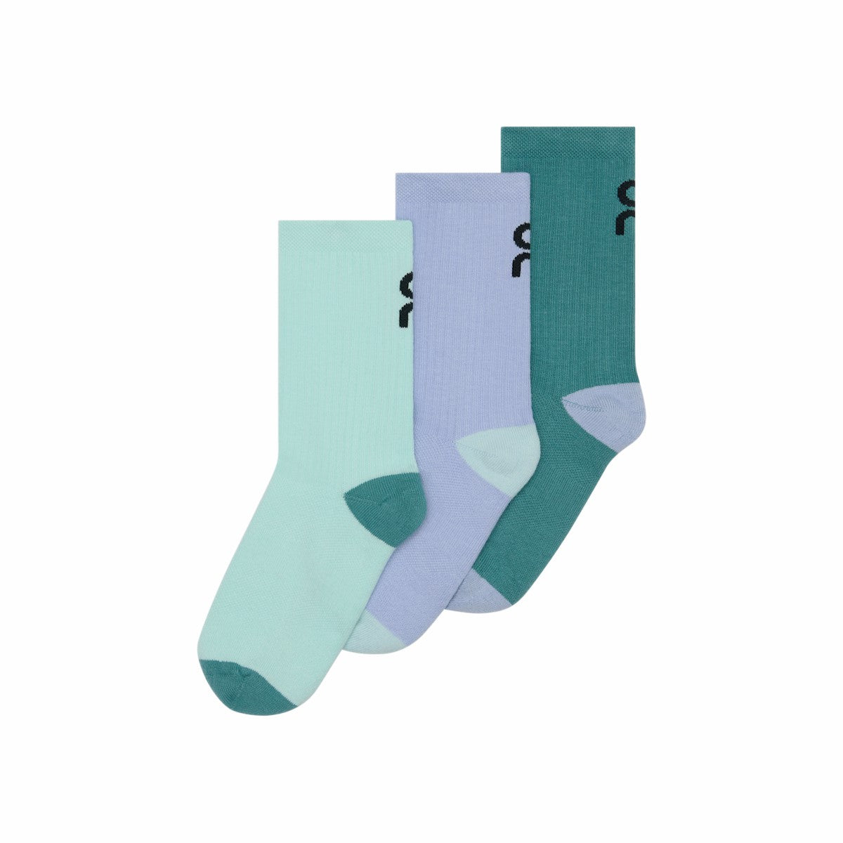 On United States Signature / Logo Sock High 3P Kids for Kids - White